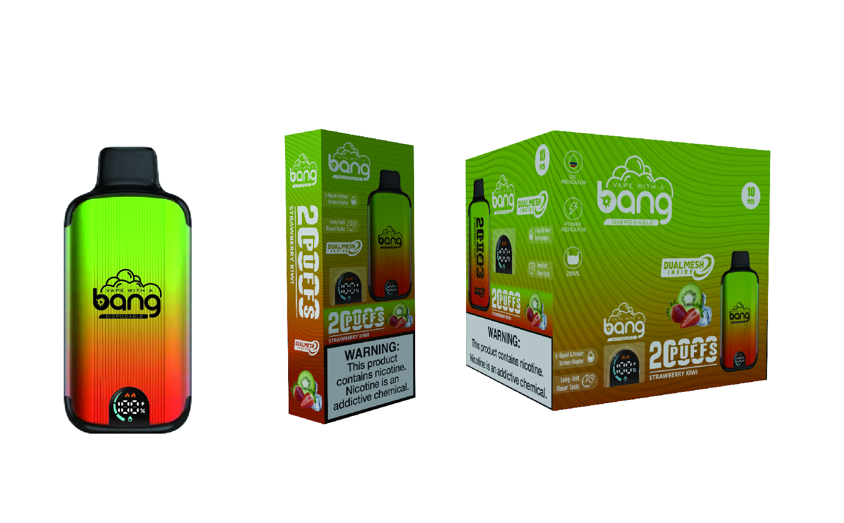 BANG 20000 Puffs Smart Screen Vape original E Cigarette