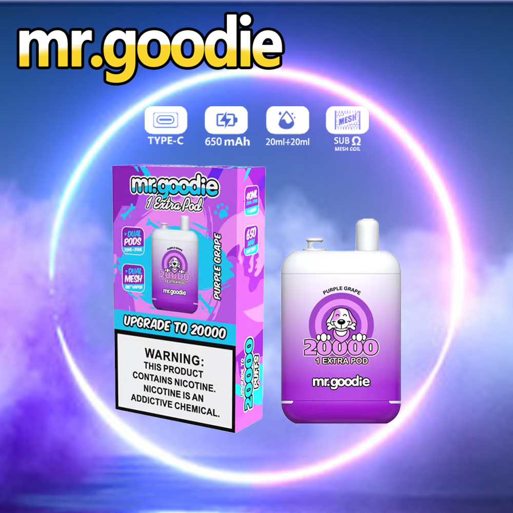 Mr.Goodie 20000 20K Puffs Double Warehouse original E Cigarett