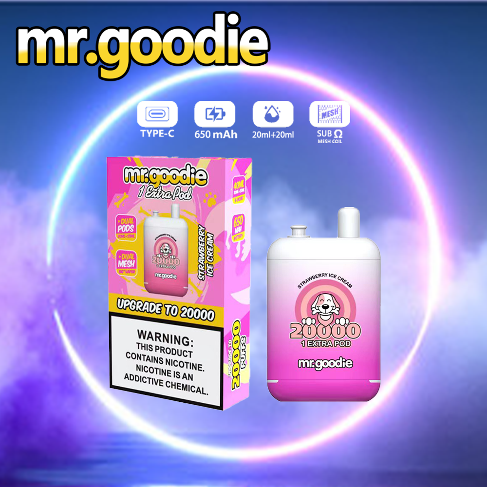 Mr.Goodie 20000 20K Puffs Double Warehouse original E Cigarett