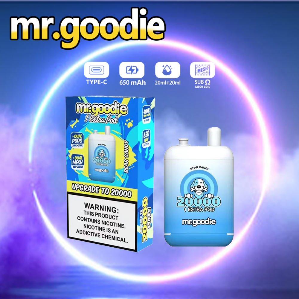 Mr.Goodie 20000 20K Puffs Double Warehouse original E Cigarett