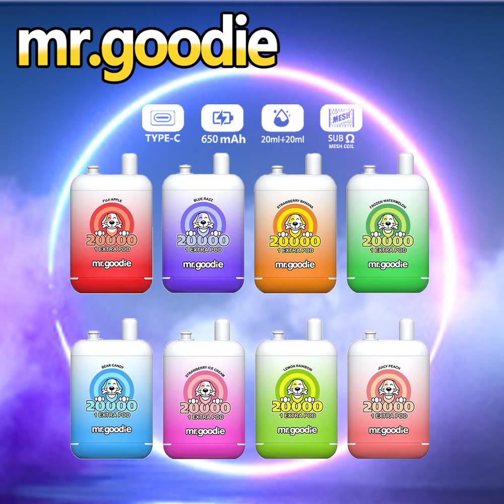 Mr.Goodie 20000 20K Puffs Double Warehouse original E Cigarett
