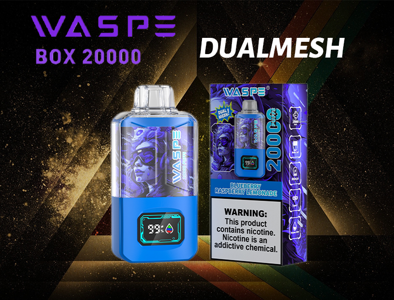 WASPE 20000 PUFFS Dual Mesh Box Vape Original E-Cigarette - Image 3