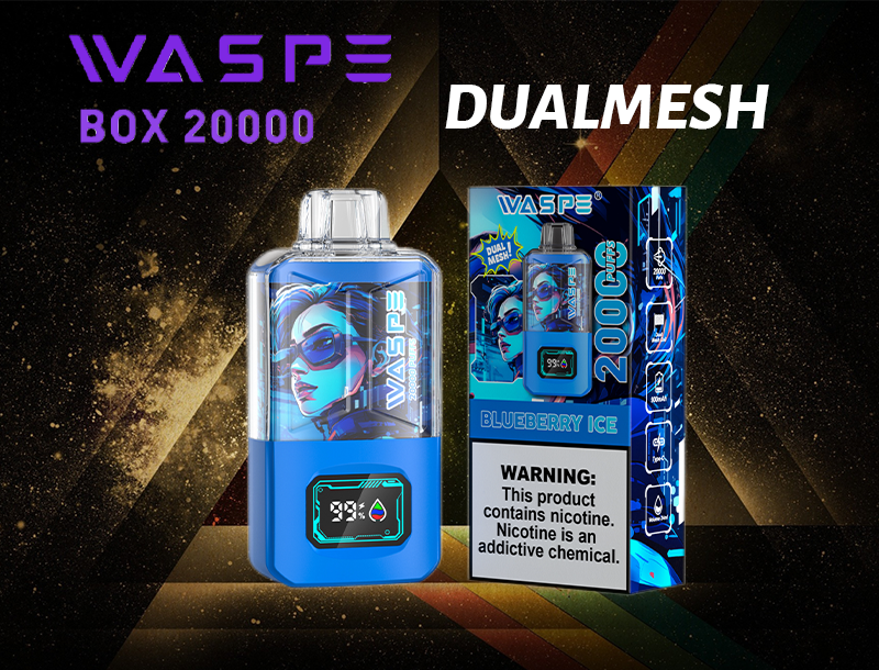 WASPE 20000 PUFFS Dual Mesh Box Vape Original E-Cigarette