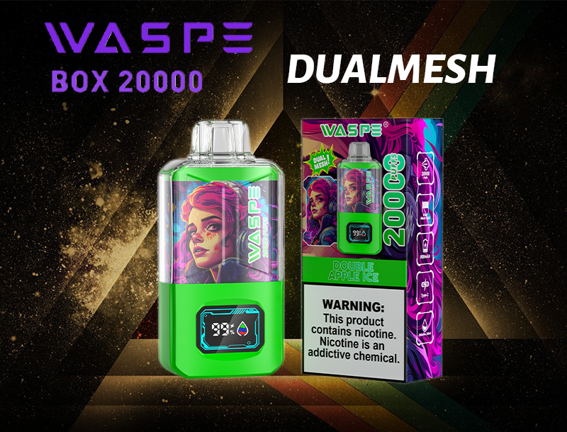 WASPE 20000 PUFFS Dual Mesh Box Vape Original E-Cigarette