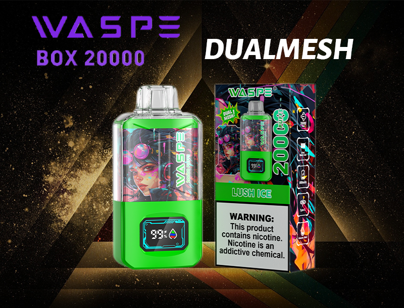 WASPE 20000 PUFFS Dual Mesh Box Vape Original E-Cigarette