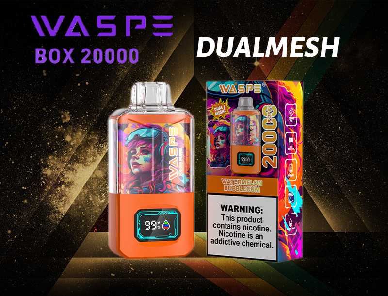 WASPE 20000 PUFFS Dual Mesh Box Vape Original E-Cigarette