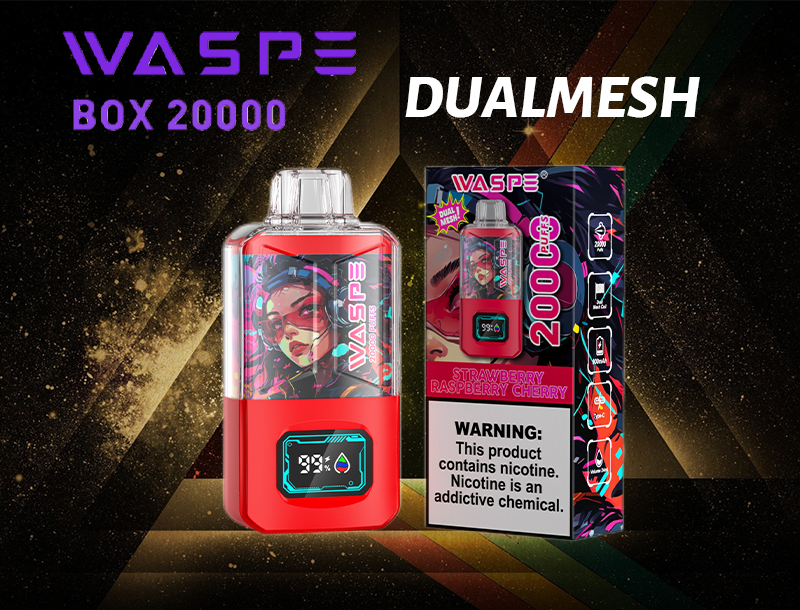 WASPE 20000 PUFFS Dual Mesh Box Vape Original E-Cigarette