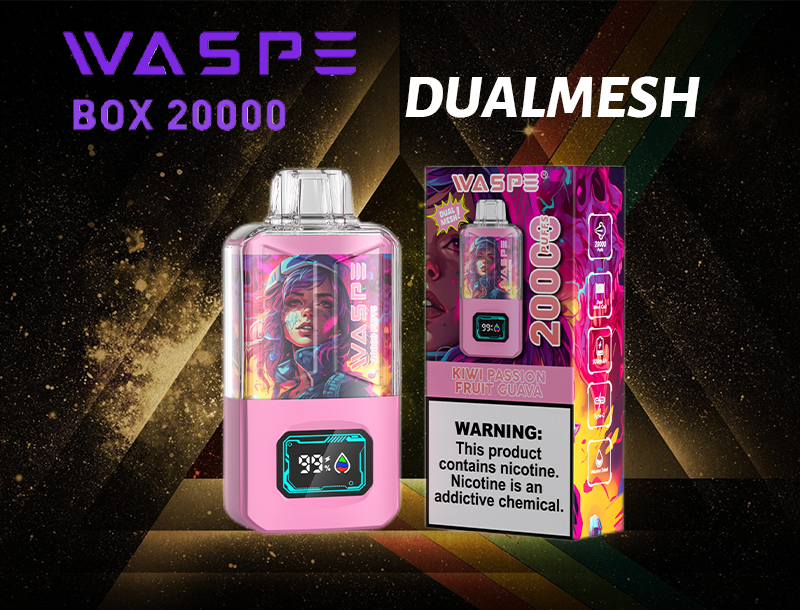 WASPE 20000 PUFFS Dual Mesh Box Vape Original E-Cigarette