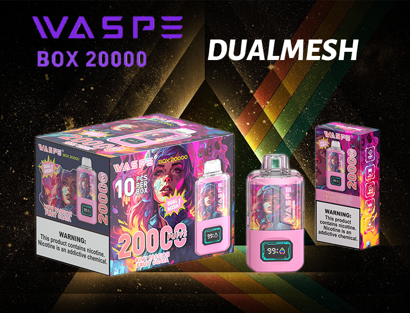 WASPE 20000 PUFFS Dual Mesh Box Vape Original E-Cigarette