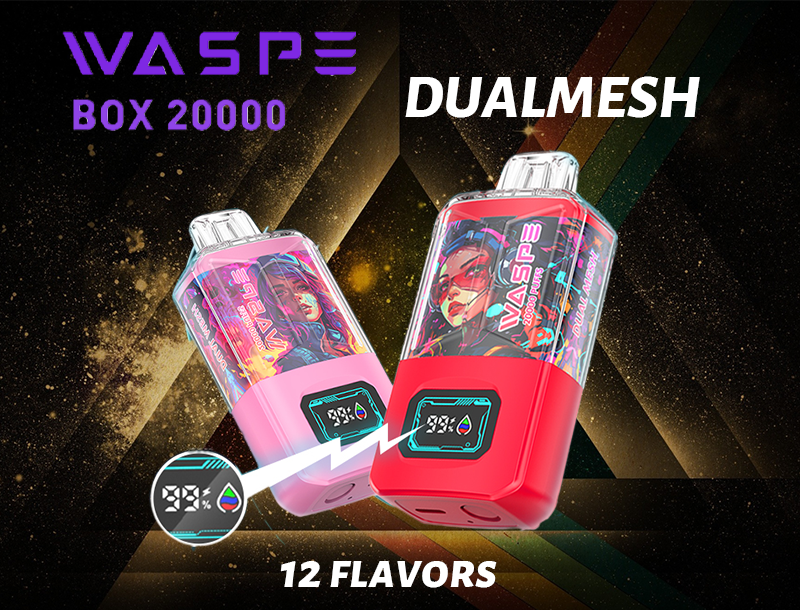 WASPE 20000 PUFFS Dual Mesh Box Vape Original E-Cigarette