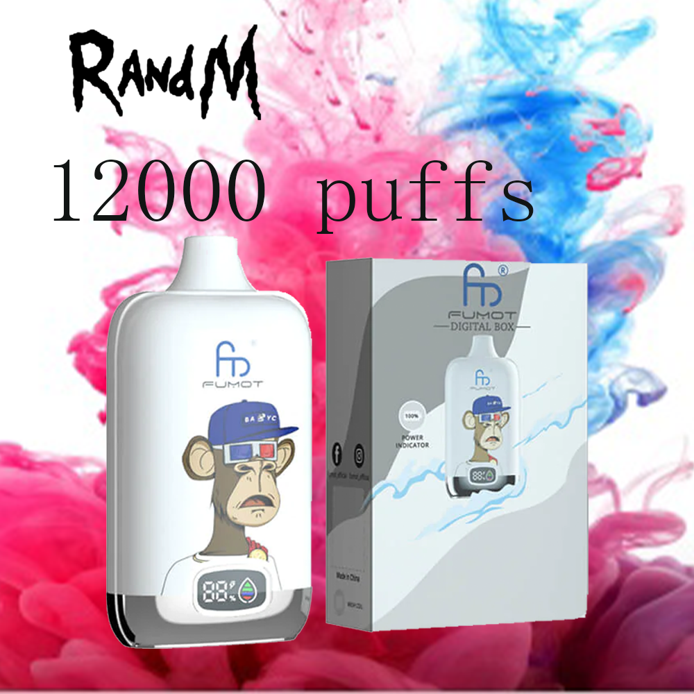 RandM Digital Box 12000 puffs Vape original E Cigarette