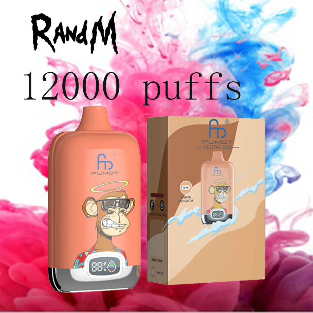 RandM Digital Box 12000 puffs Vape original E Cigarette