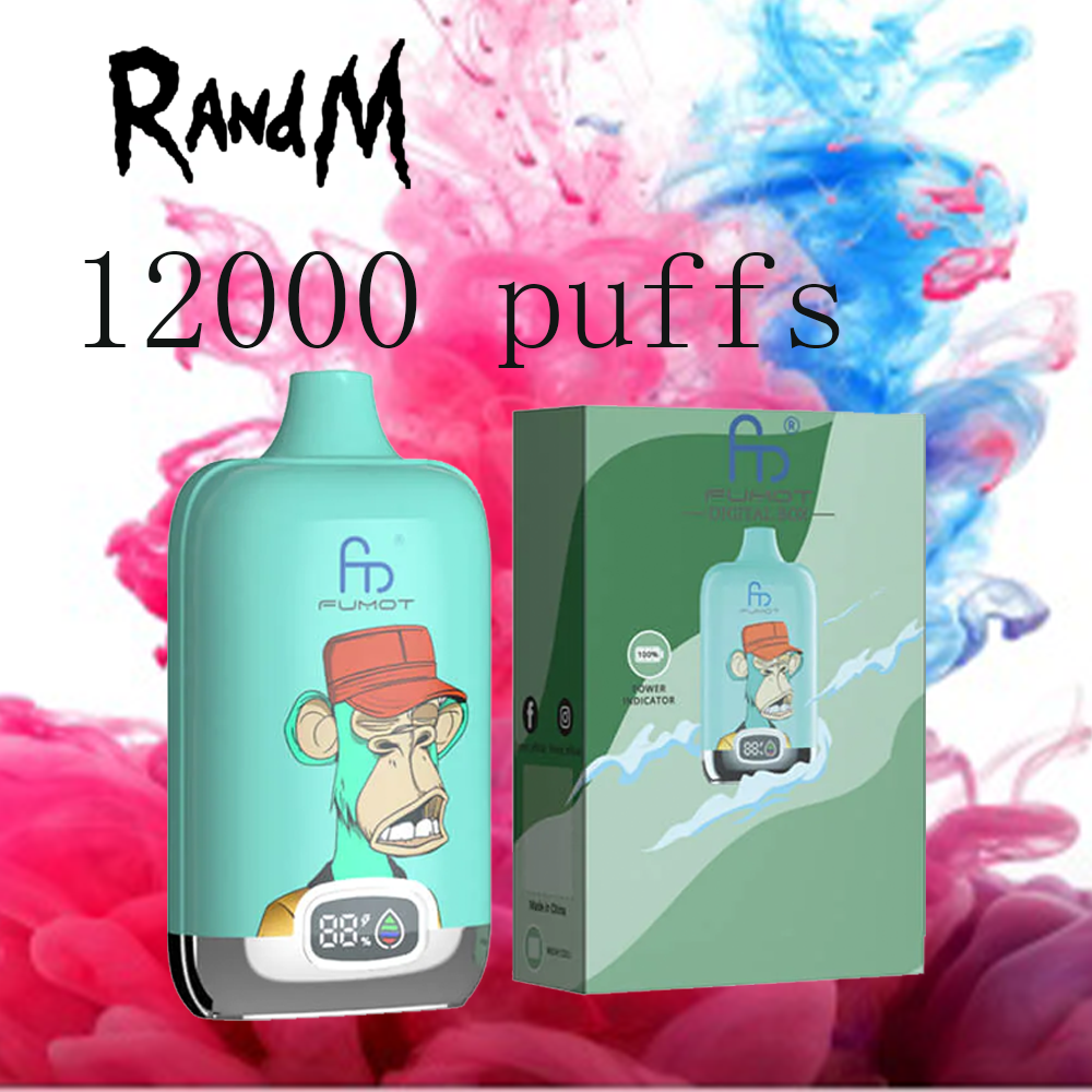 RandM Digital Box 12000 puffs Vape original E Cigarette