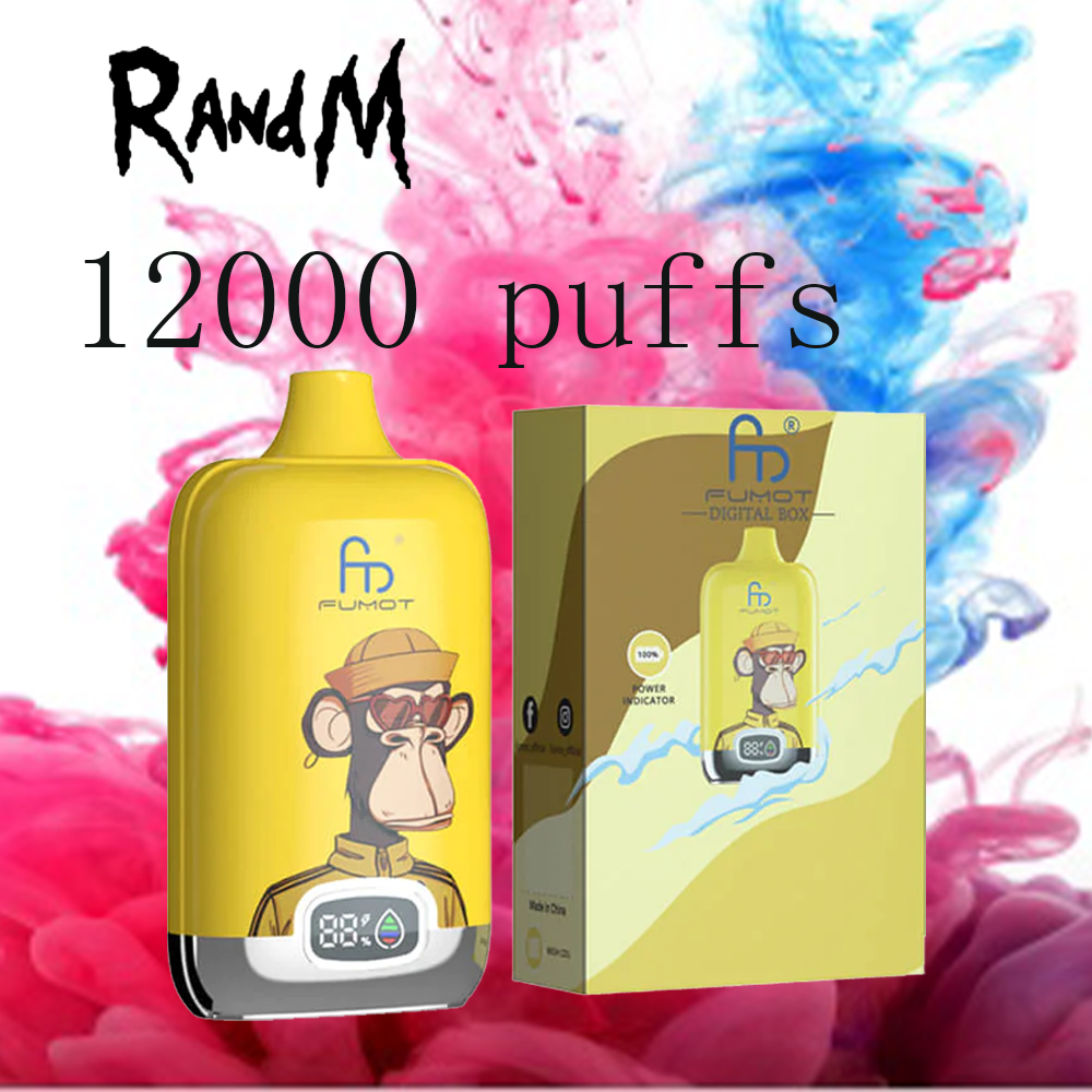 RandM Digital Box 12000 puffs Vape original E Cigarette