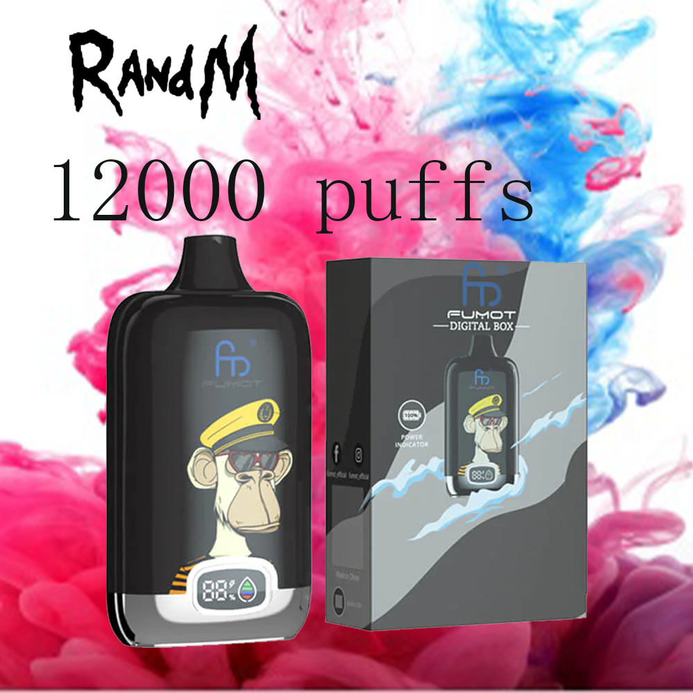 RandM Digital Box 12000 puffs Vape original E Cigarette