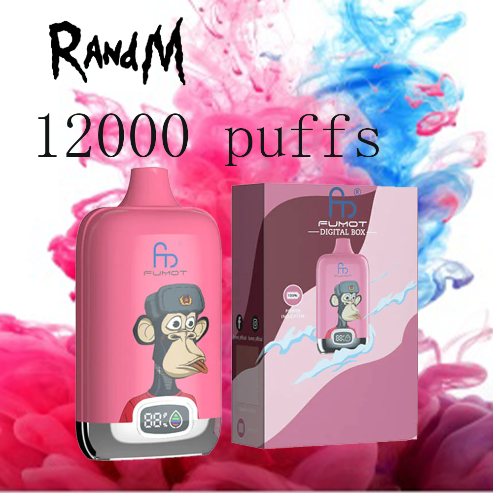 RandM Digital Box 12000 puffs Vape original E Cigarette