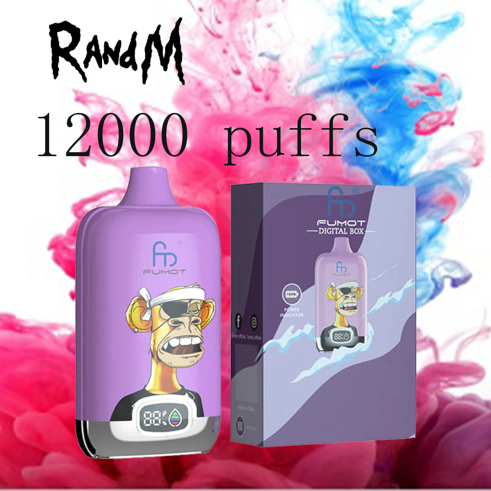 RandM Digital Box 12000 puffs Vape original E Cigarette