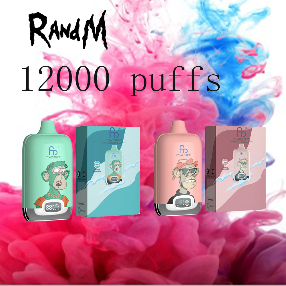 RandM Digital Box 12000 puffs Vape original E Cigarette