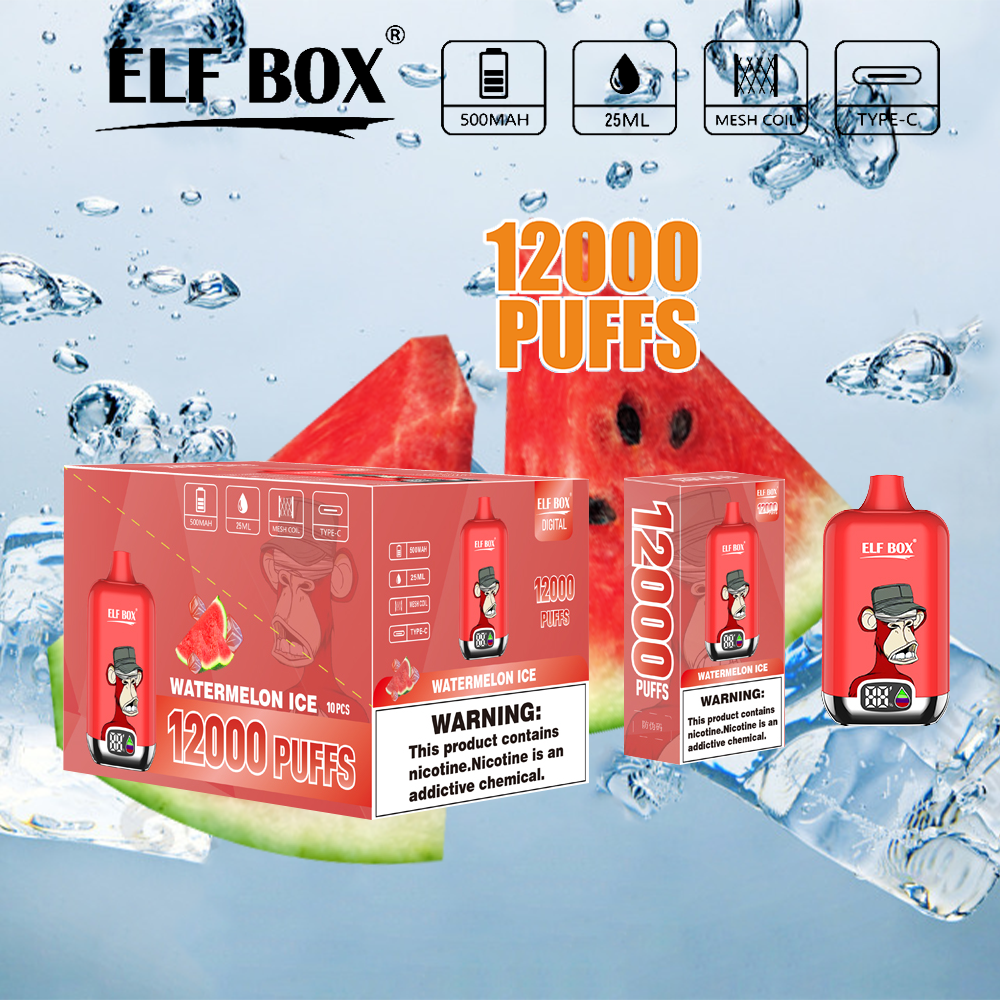 ELF box digital 12000 puffs Vape original E Cigarette - Image 2