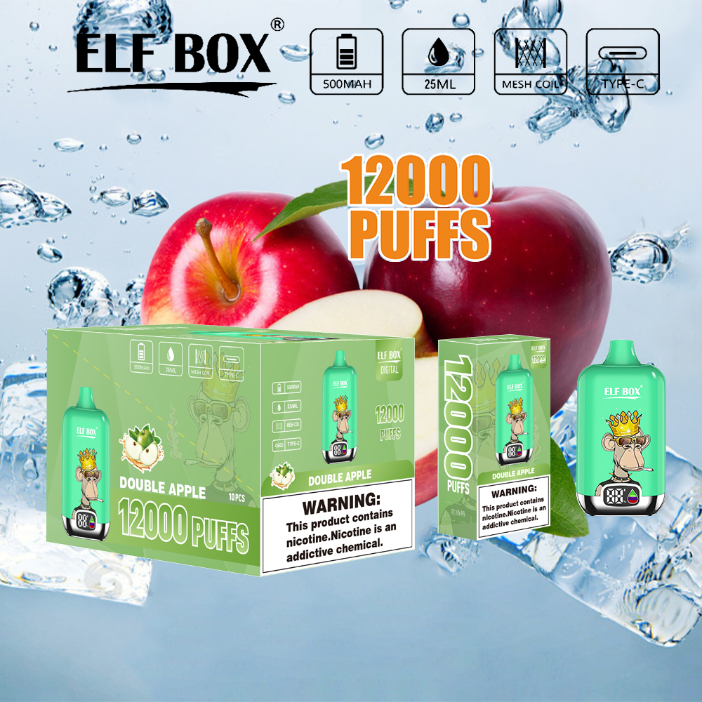 ELF box digital 12000 puffs Vape original E Cigarette