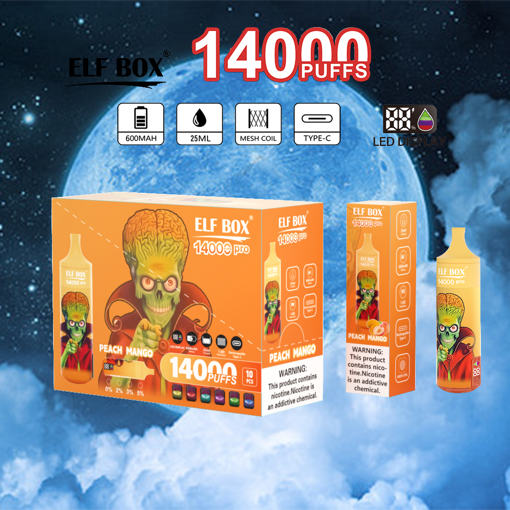 ELF BOX RGB14000 pro 14000 Puffs Vape original E Cigarette
