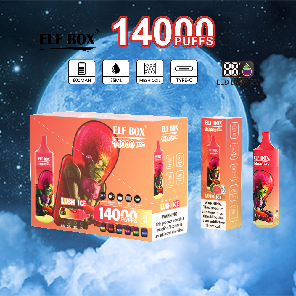 ELF BOX RGB14000 pro 14000 Puffs Vape original E Cigarette
