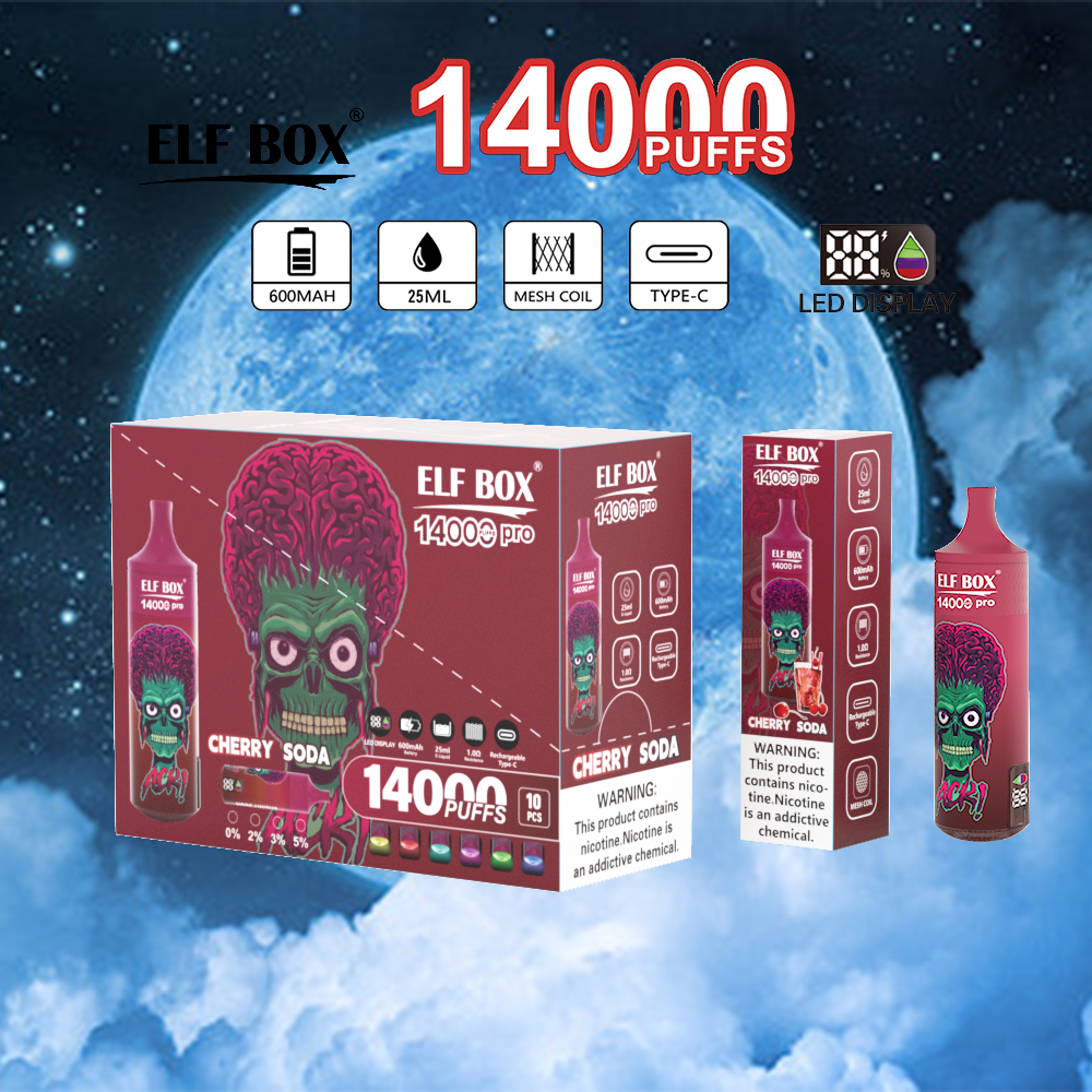 ELF BOX RGB14000 pro 14000 Puffs Vape original E Cigarette