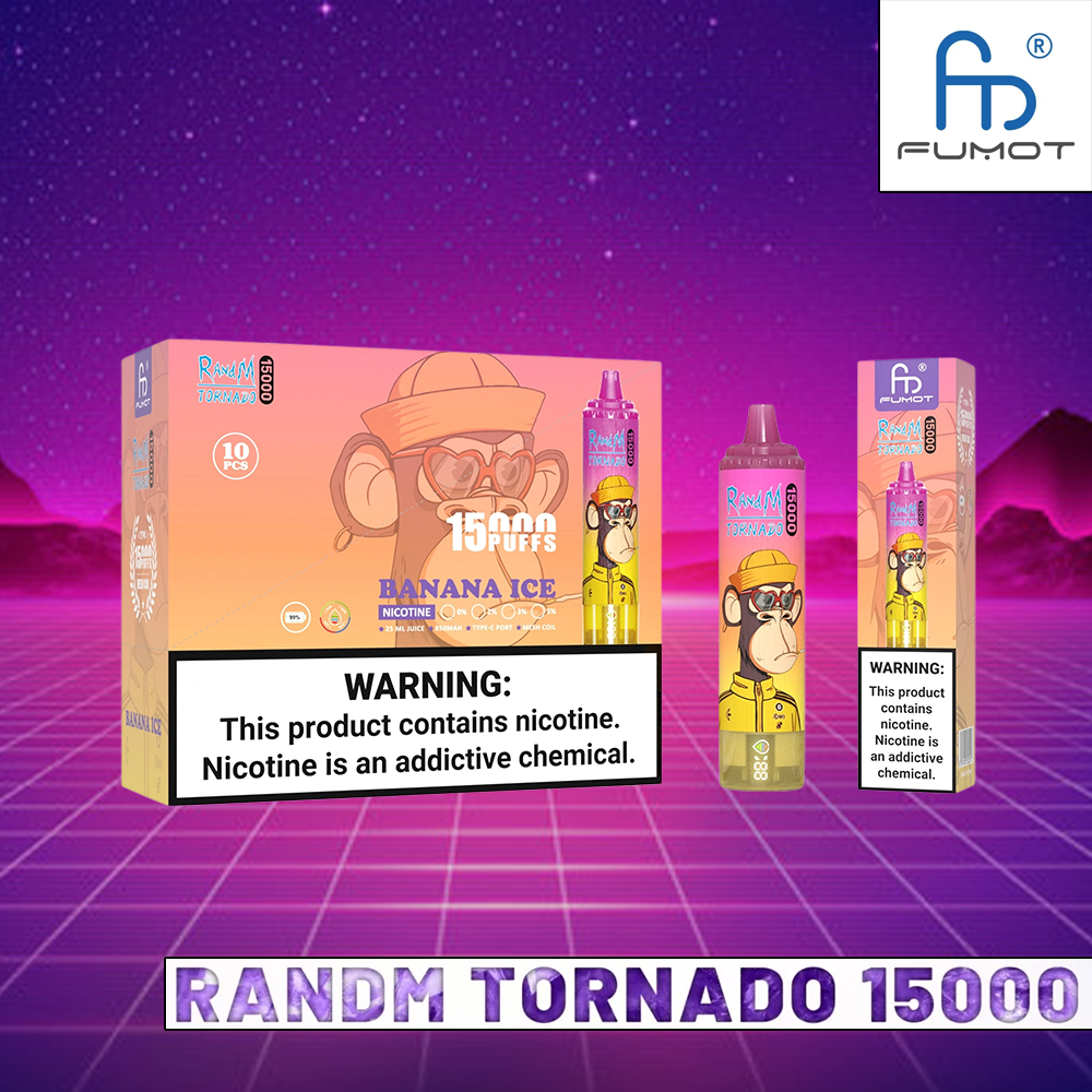RandM Tornado 15000 Puffs LED display Vape original E Cigarette - Image 2