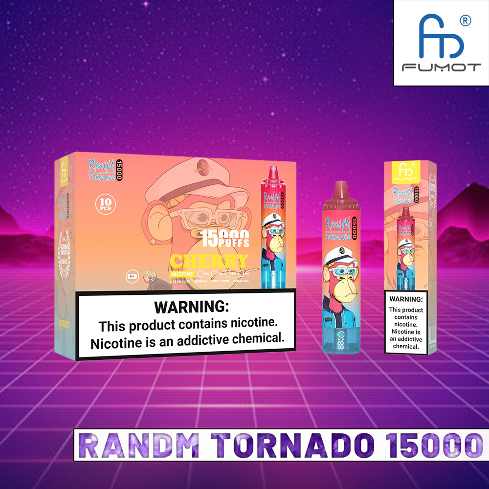 RandM Tornado 15000 Puffs LED display Vape original E Cigarette