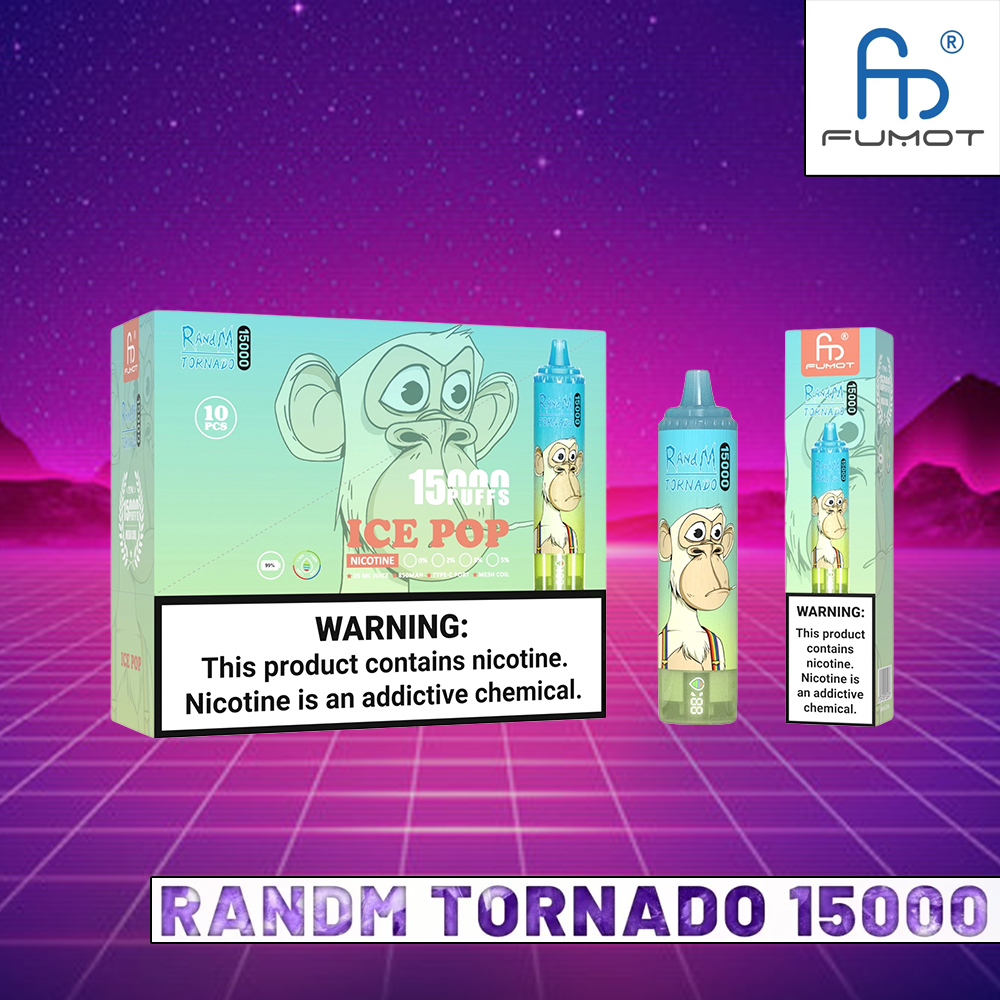 RandM Tornado 15000 Puffs LED display Vape original E Cigarette