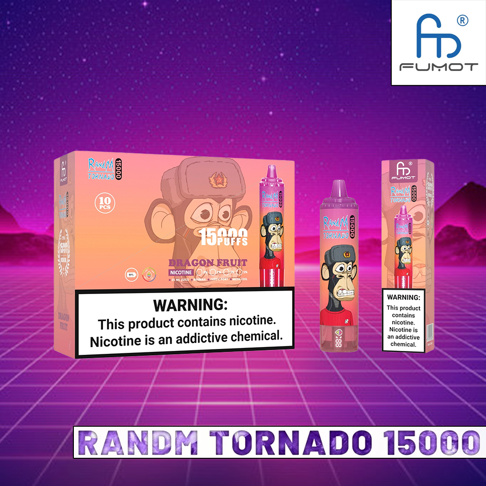 RandM Tornado 15000 Puffs LED display Vape original E Cigarette