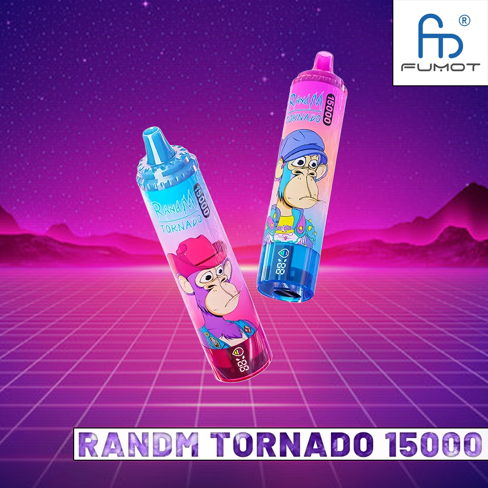 RandM Tornado 15000 Puffs LED display Vape original E Cigarette