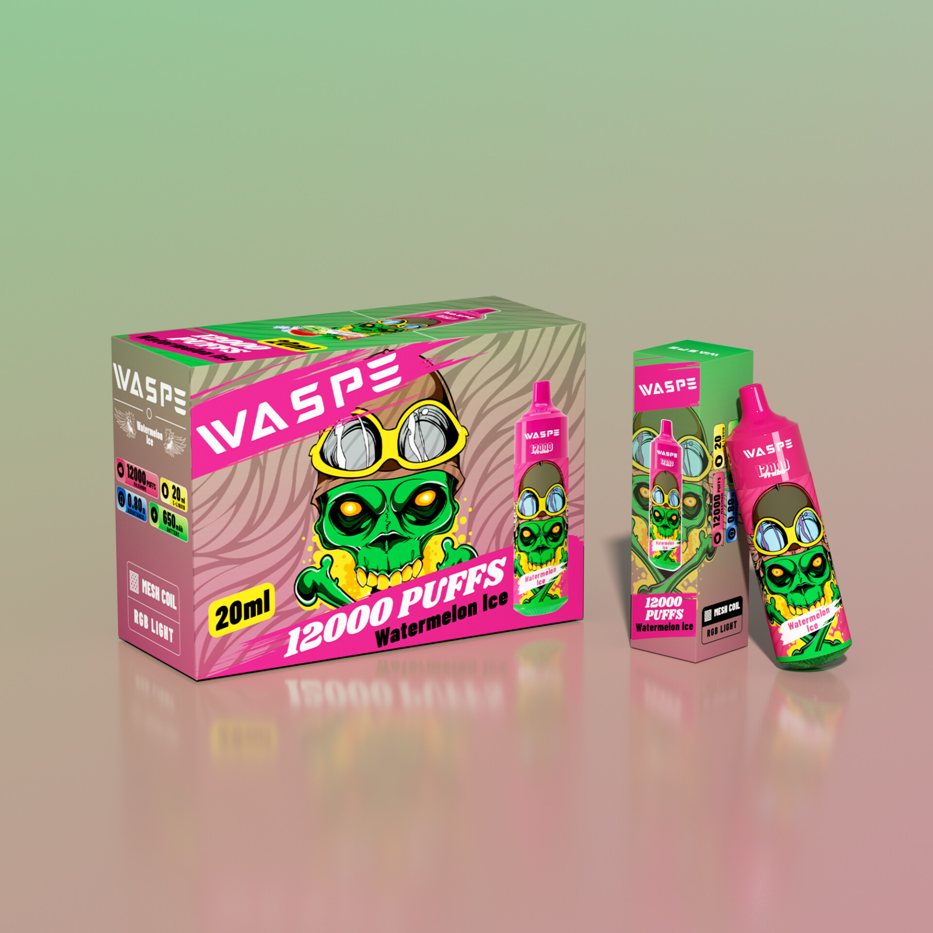 WASPE 12000 Puffs Vape original e-cigarett