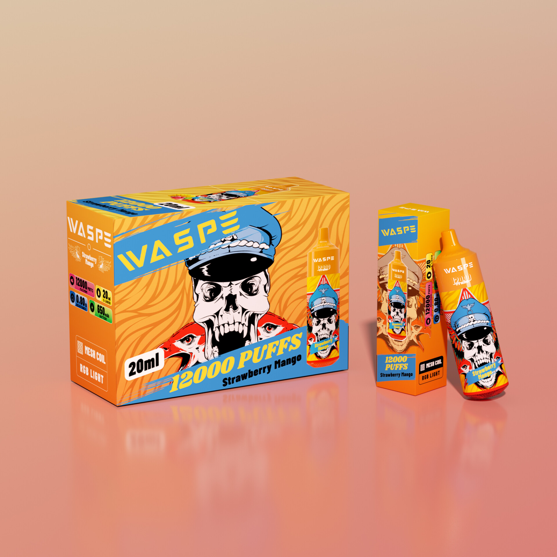 WASPE 12000 Puffs Vape original e-cigarett