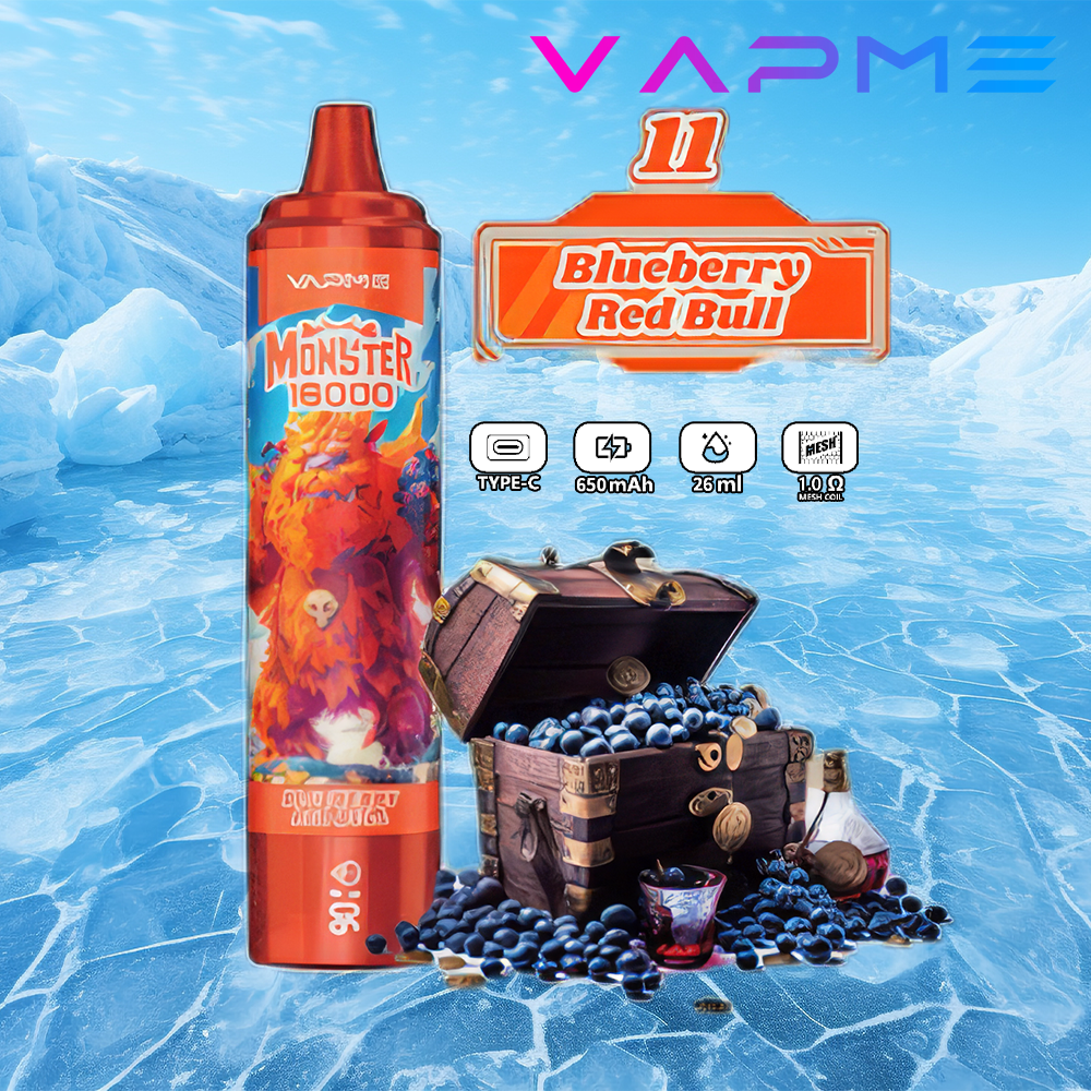 VAPME Monster 16000 Puffs Vape Original E-Cigarette