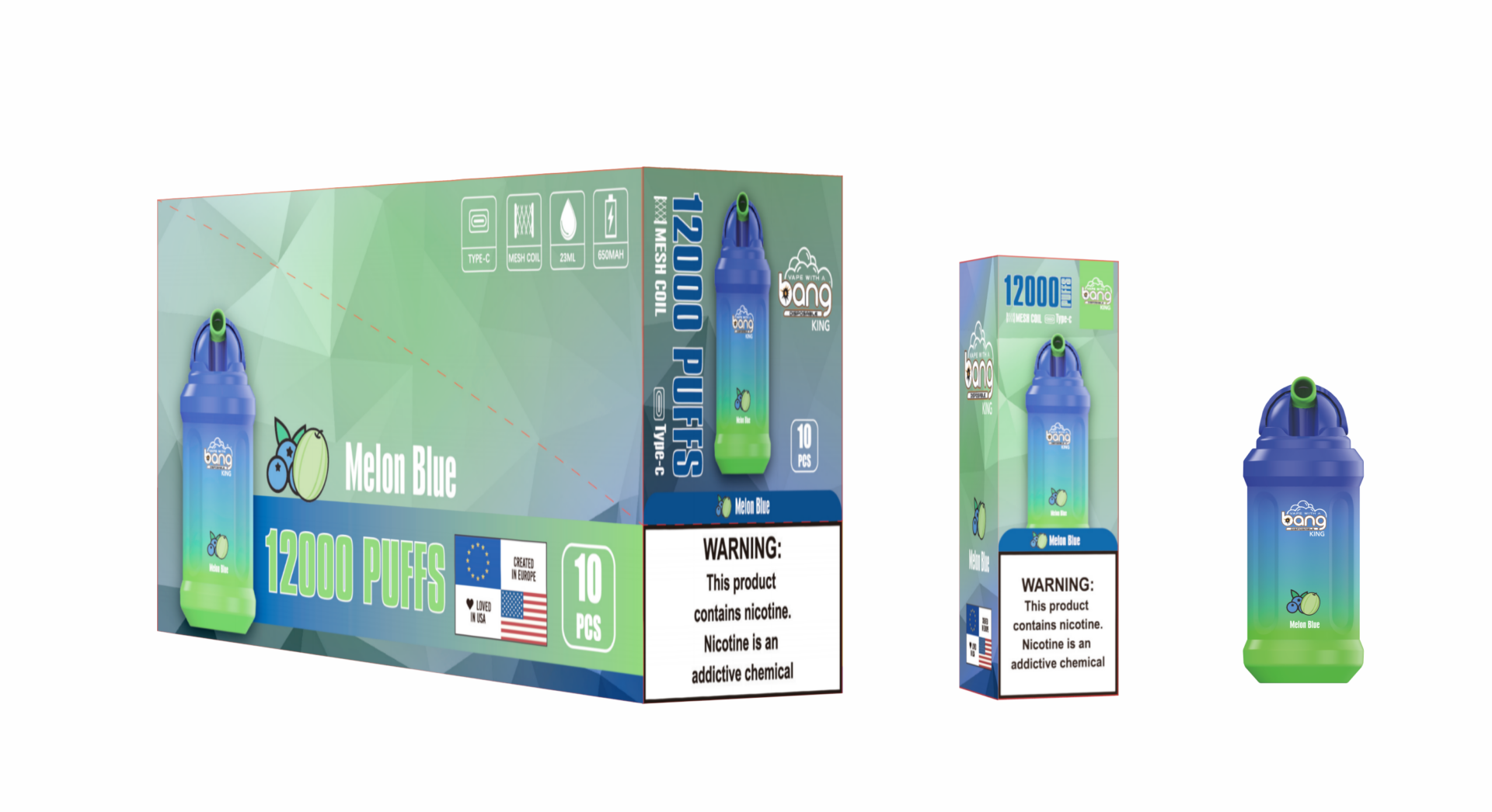 Bang King 12000 Puffs Vape original E Cigarette