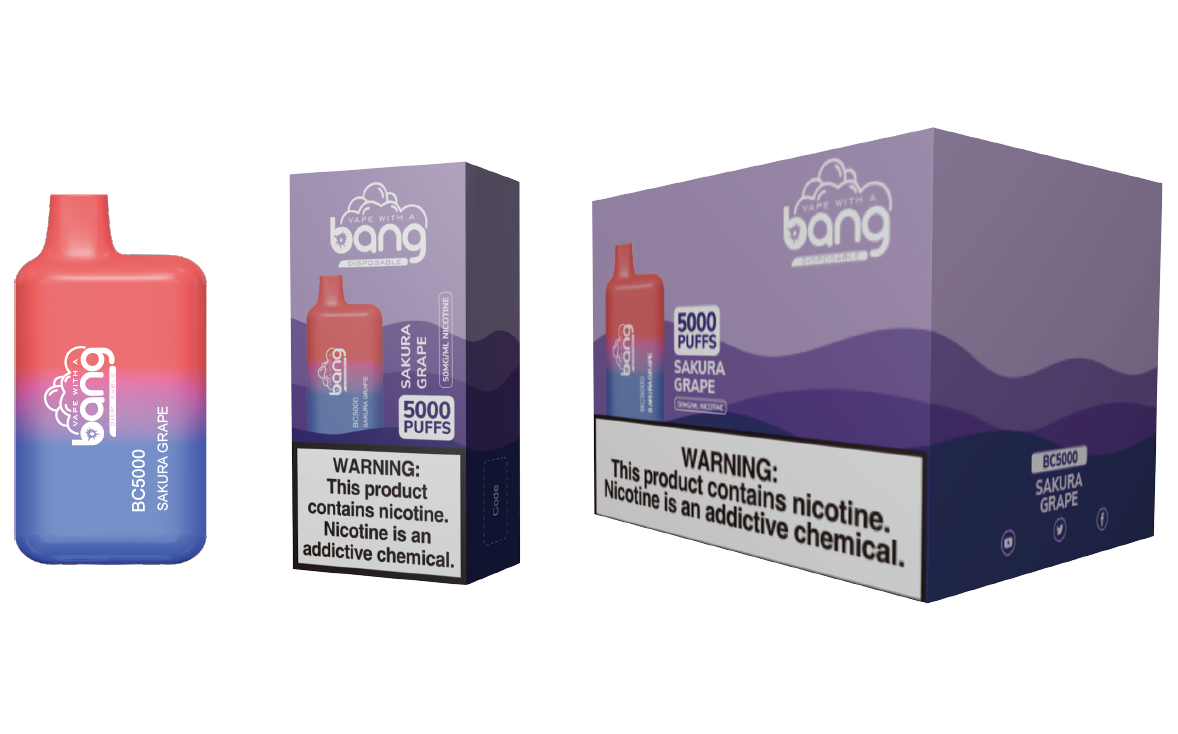 Bang BC5000 Box 5000 Puffs Vape original E Cigarette