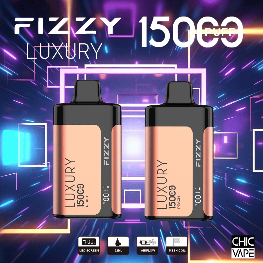 FIZZY Luxury 15K Puffs Vape Original E-cigarett av Bulk Buying