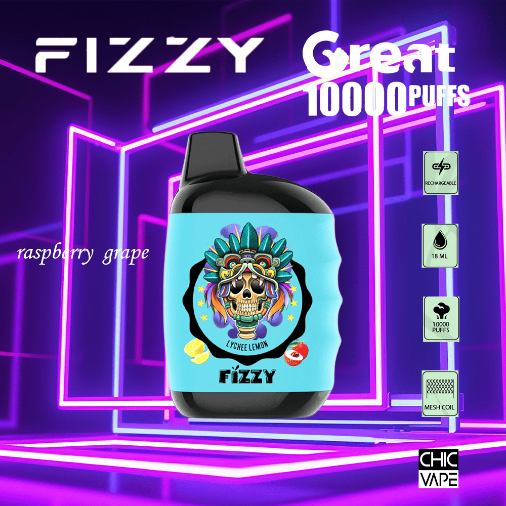 FIZZY Great 10K Puffs Vape Original E-Zigarette von Bulk Buying