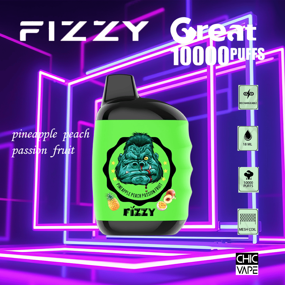 FIZZY Great 10K Puffs Vape Original E-Zigarette von Bulk Buying