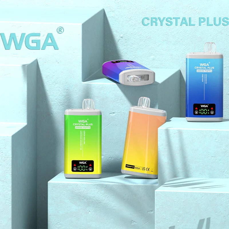 WGA Crystal Plus 20000 20K Puffs Double Taste Vape Original E-cigarett