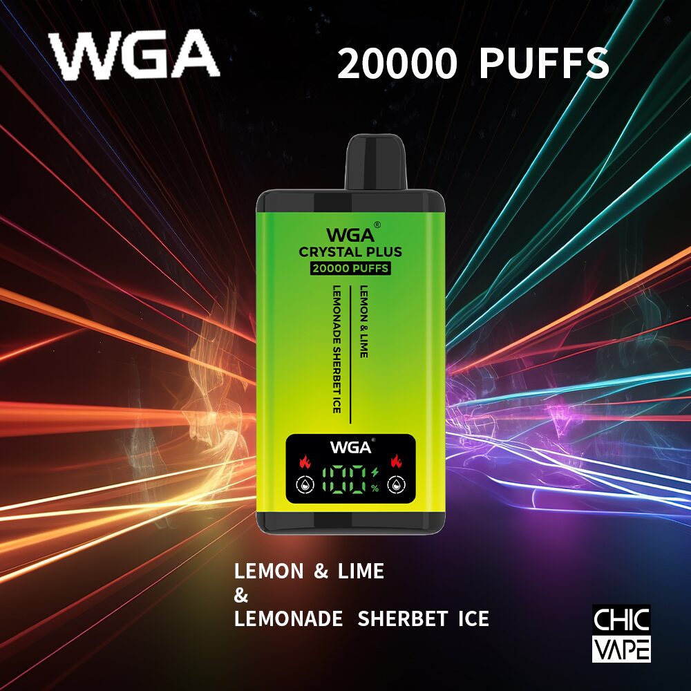 WGA Crystal Plus 20000 20K Puffs Double Taste Vape Original E-cigarett