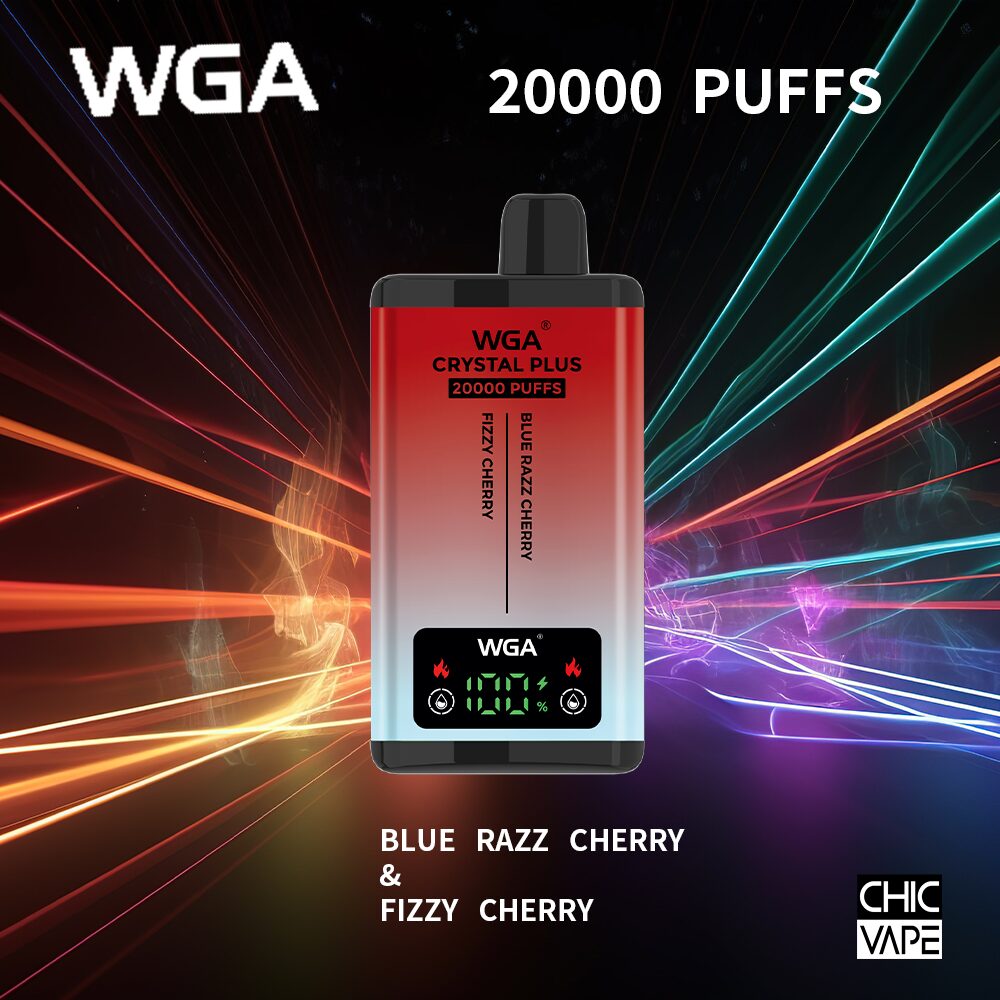 WGA Crystal Plus 20000 20K Puffs Double Taste Vape Original E-cigarett