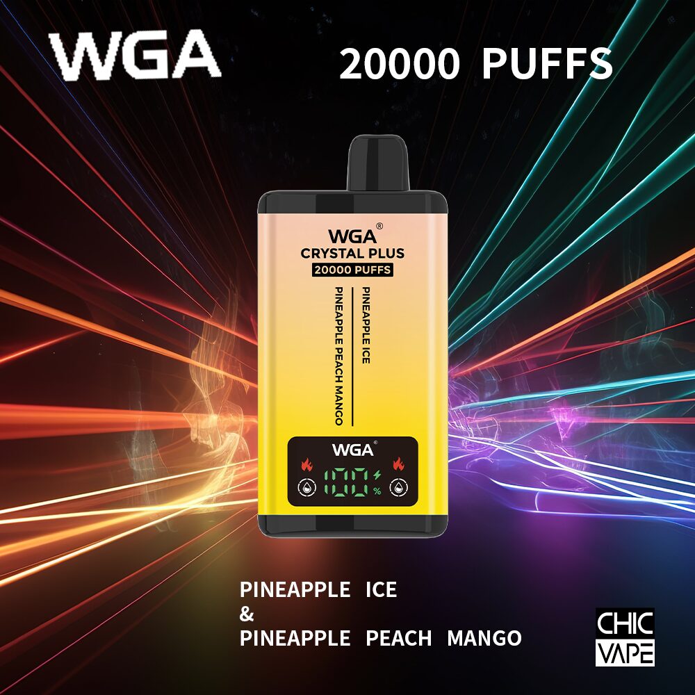 WGA Crystal Plus 20000 20K Puffs Double Taste Vape Original E-cigarett