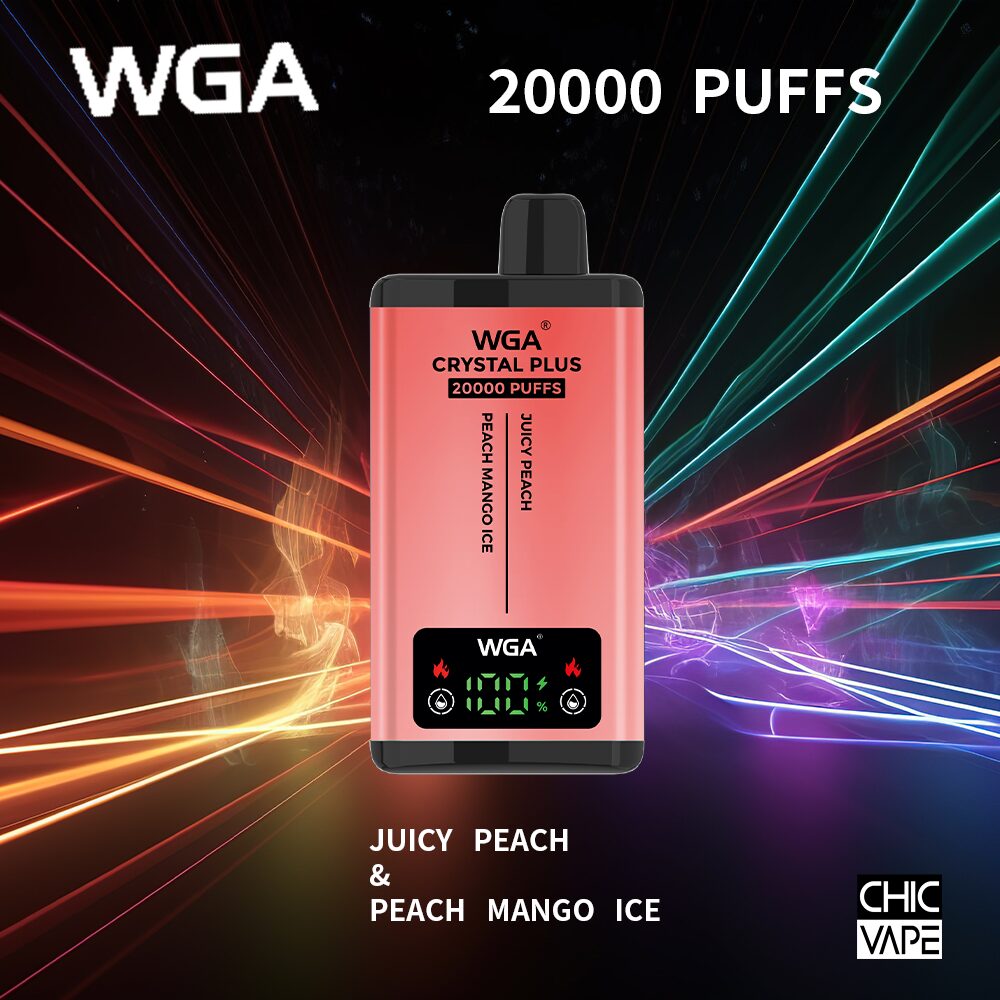 WGA Crystal Plus 20000 20K Puffs Double Taste Vape Original E-cigarett