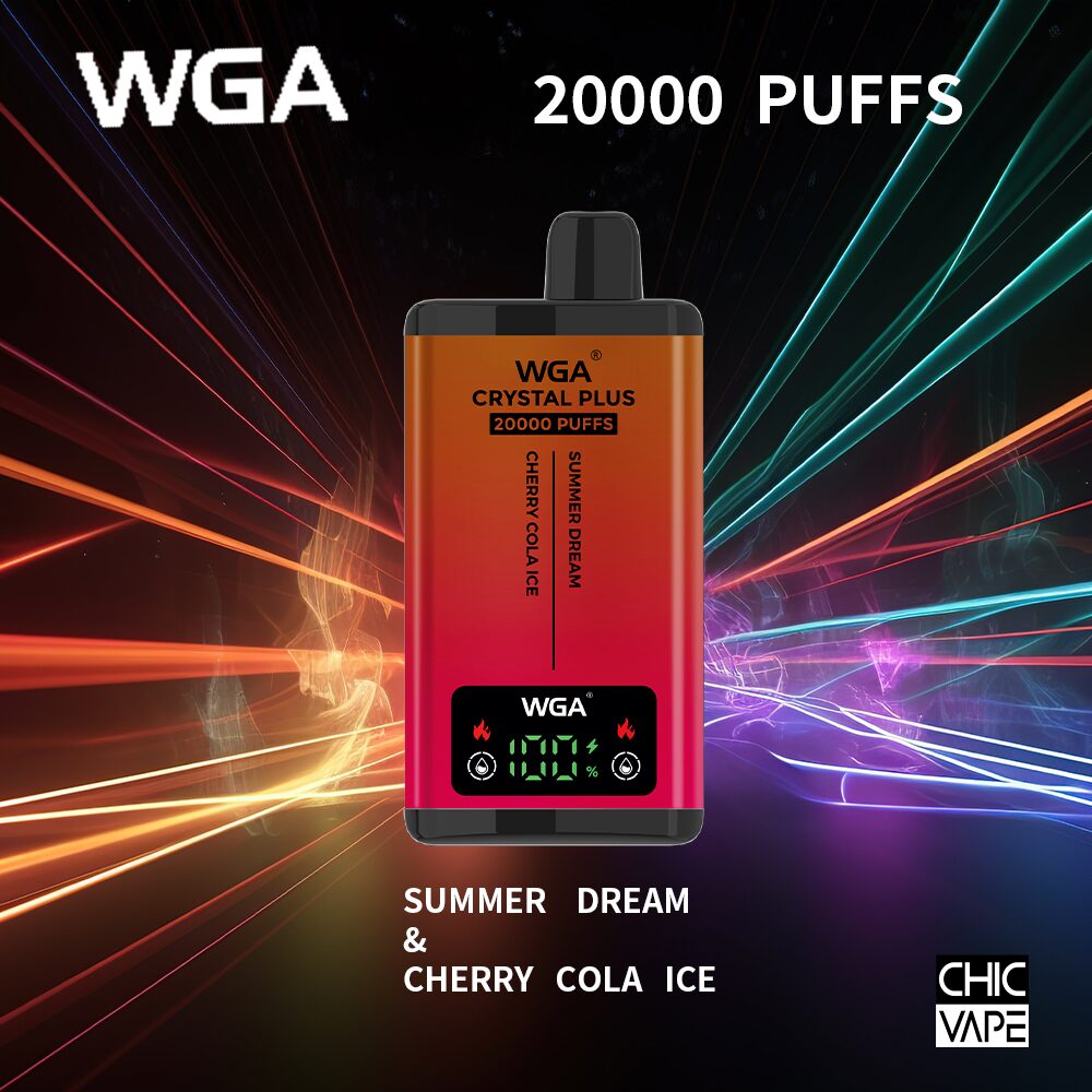 WGA Crystal Plus 20000 20K Puffs Double Taste Vape Original E-cigarett