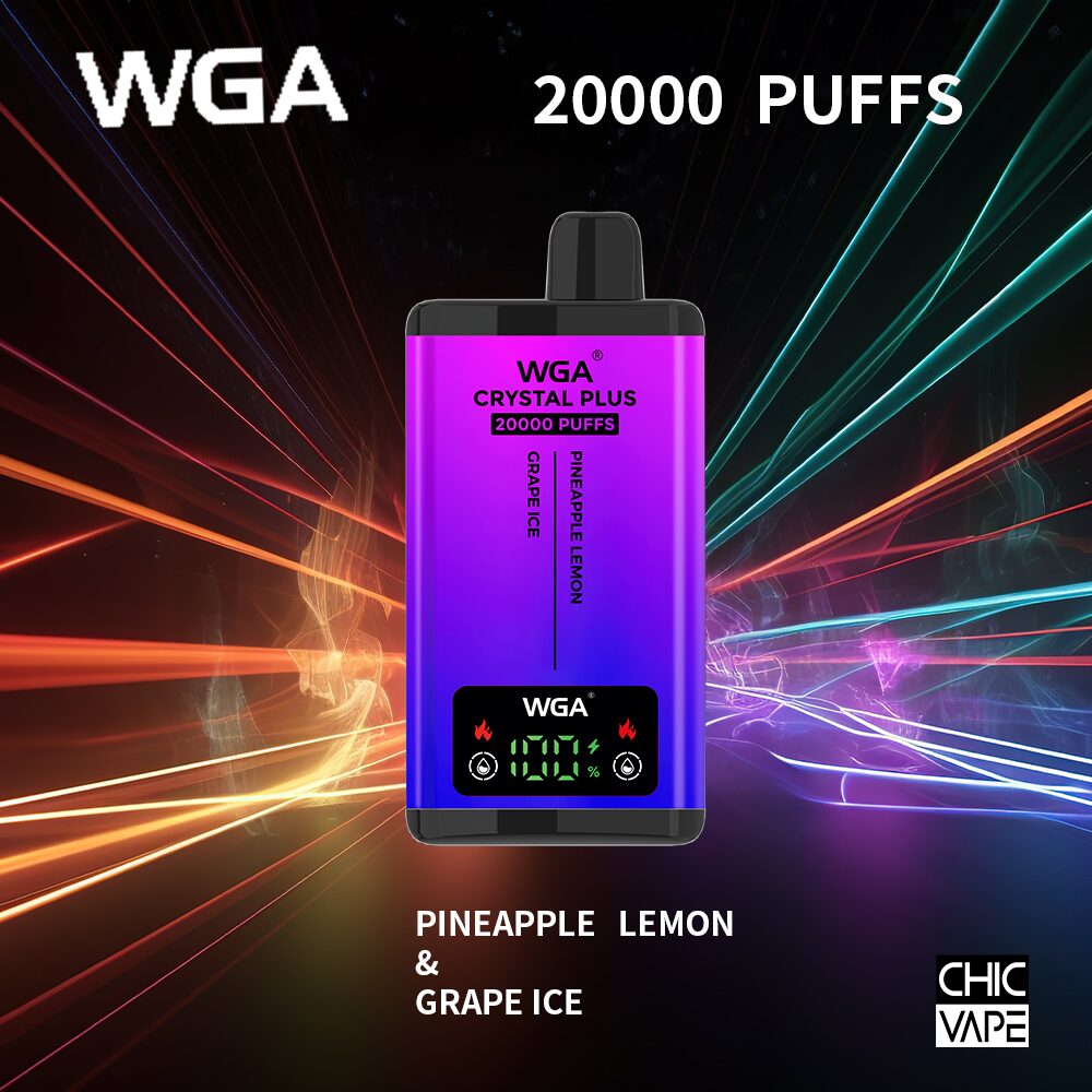 WGA Crystal Plus 20000 20K Puffs Double Taste Vape Original E-cigarett