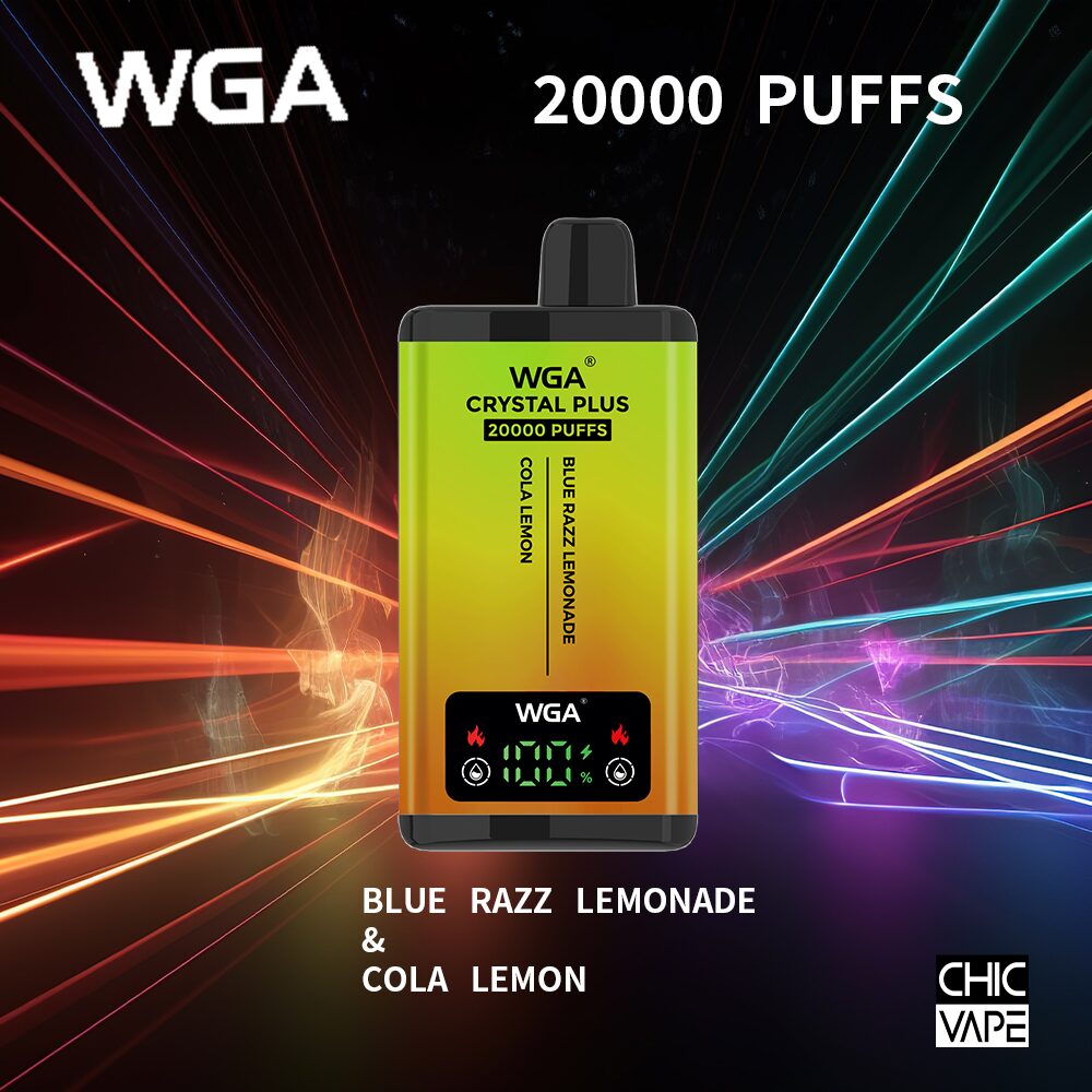WGA Crystal Plus 20000 20K Puffs Double Taste Vape Original E-cigarett