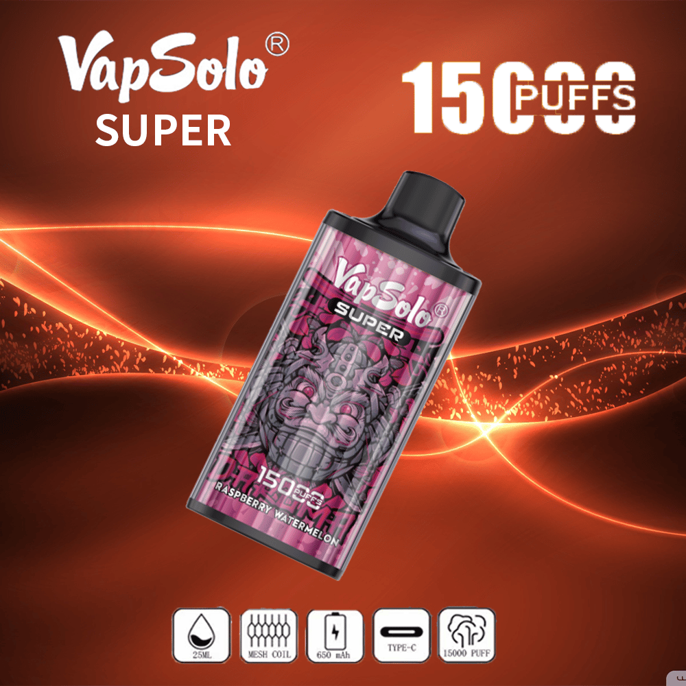 VapSolo Super 15000 Puffs Vape Original e-cigarett