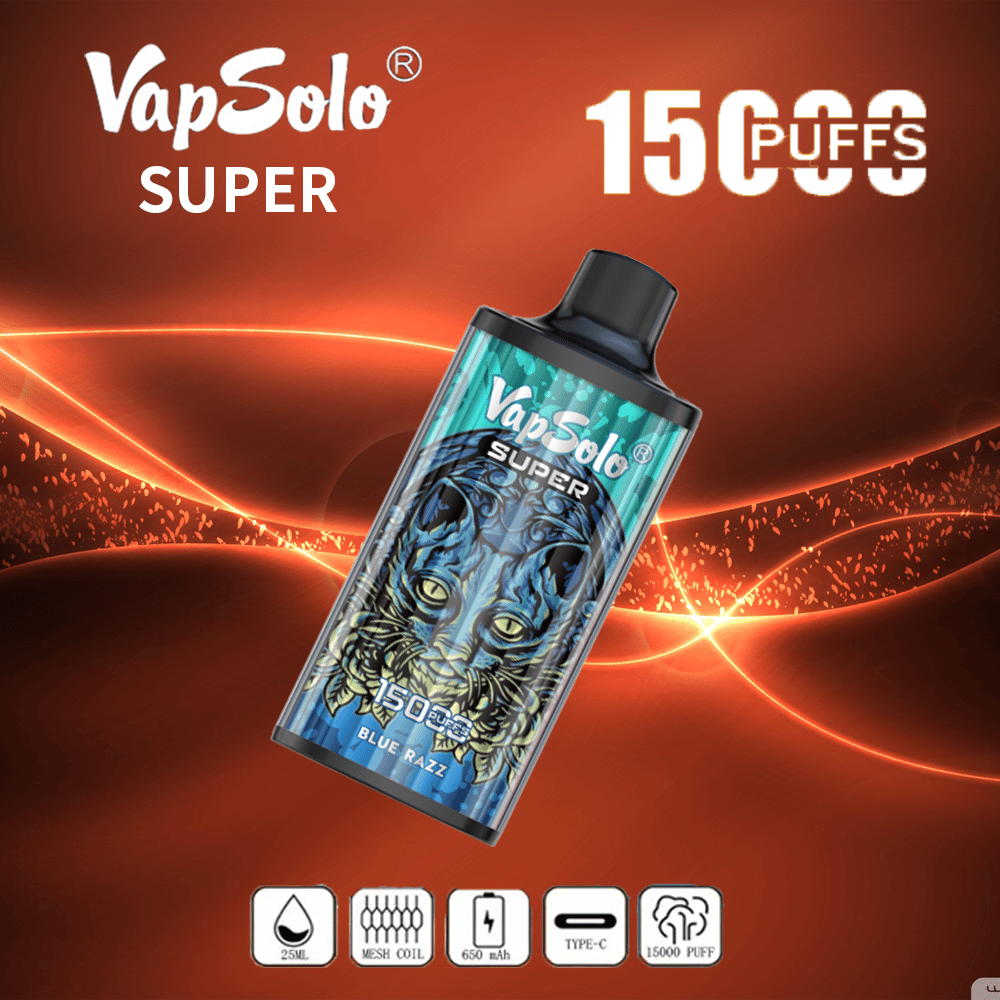 VapSolo Super 15000 Puffs Vape Original e-cigarett